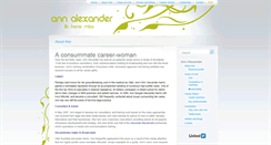 Desktop Screenshot of annalexander.co.uk